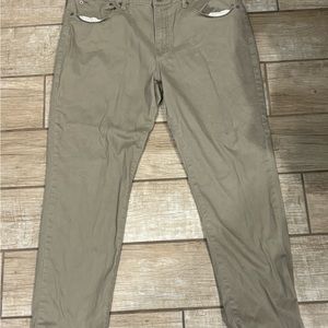 Lucky brand light tan khaki pants.